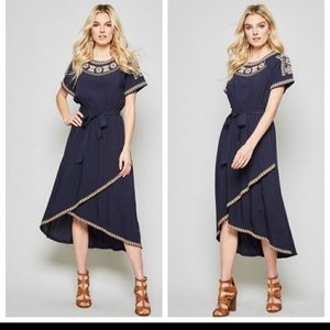 Navy Midi Dress